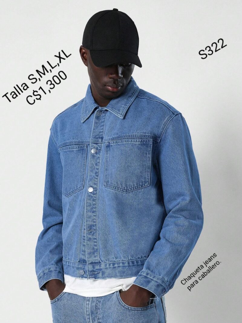 Chaqueta blue-jeans para caballero