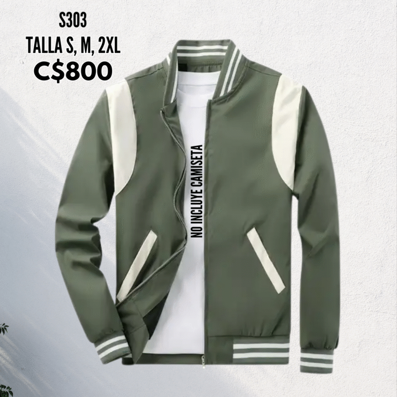 Chaqueta estilo impermeable.--S303