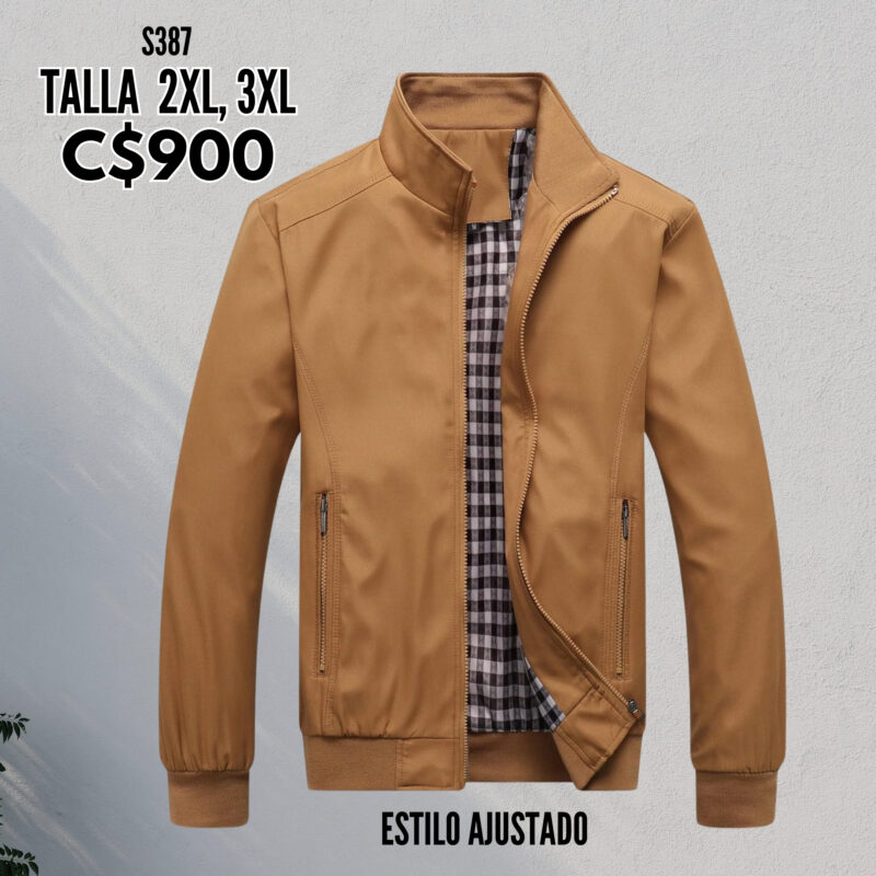 Chaqueta estilo impermeable .-- S387