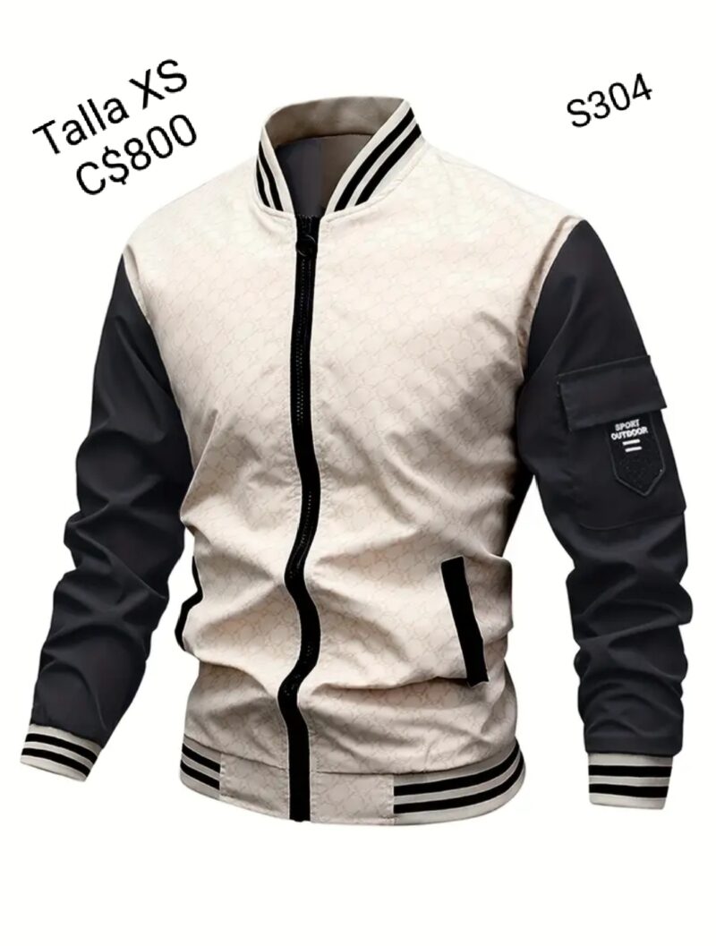 Chaqueta estilo impermeable.--S304
