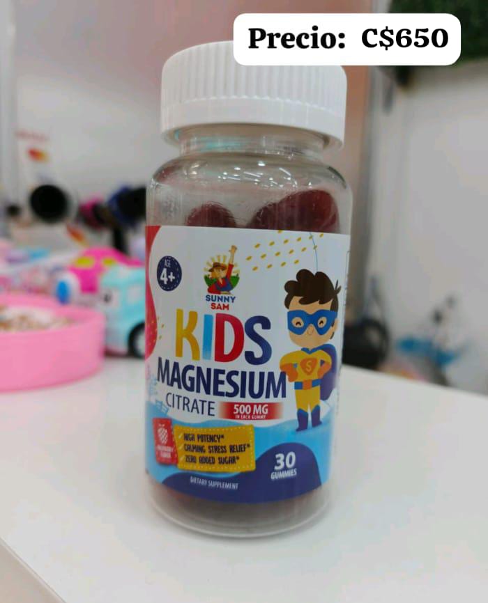 Citrato de Magnesio para Niños