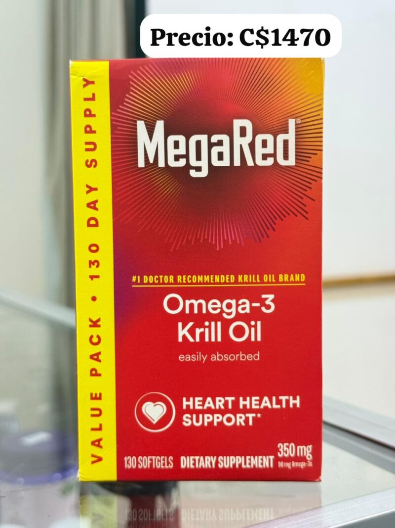 Omega 3 Krill oil de Mega red