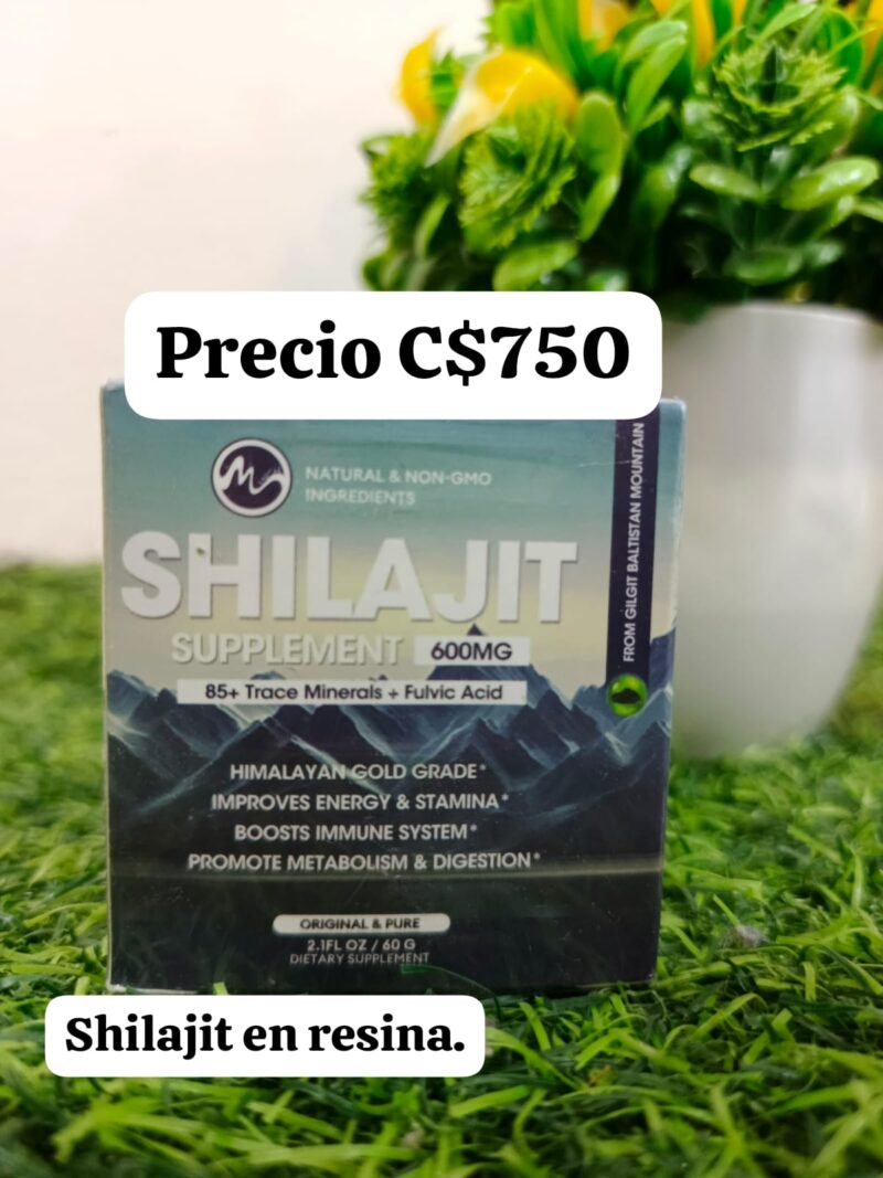 Shilajit en resina