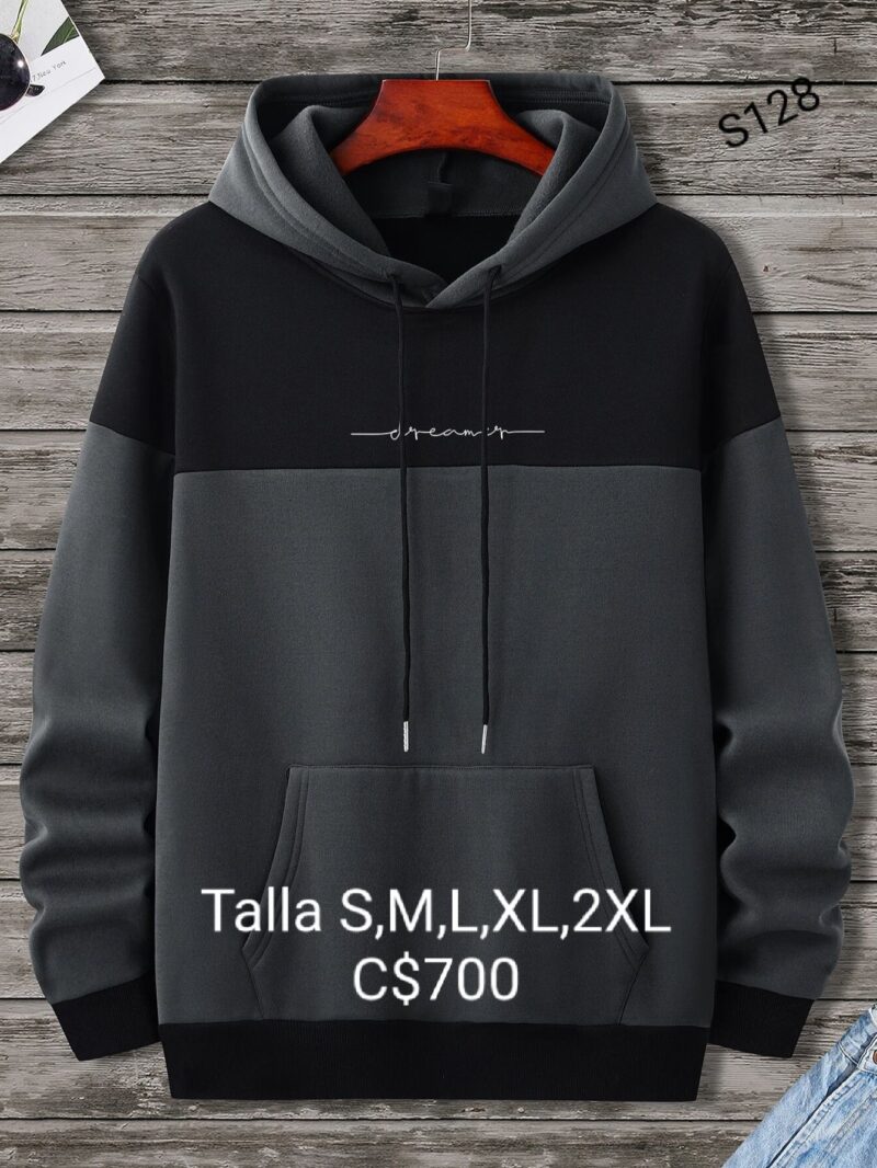 Sudadera con capucha para hombre estampado de dream