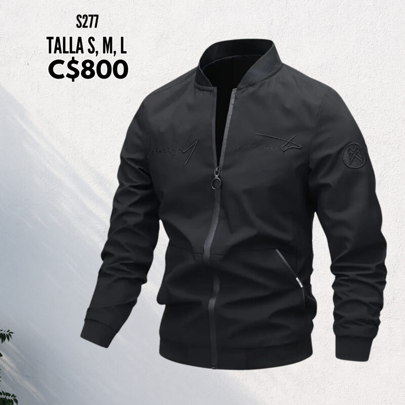 Chaqueta estilo impermeable -S277