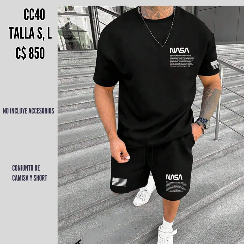 Conjunto de camisa y Short.--CC40