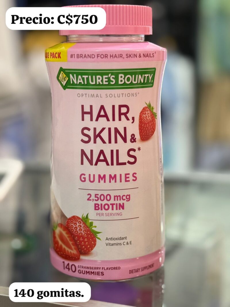 Gomitas para Uñas, piel y cabello.