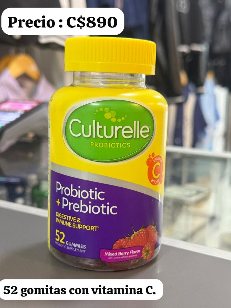 Gomitas probióticas Culturelle