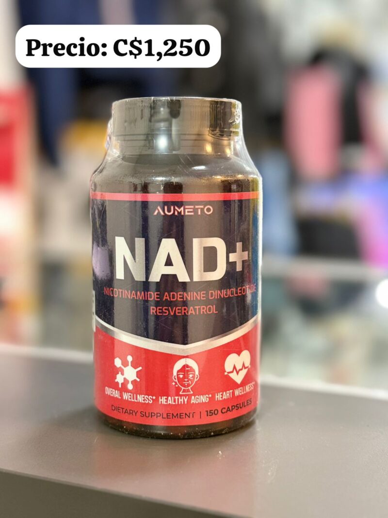 NAD + RESVERATROL 150 cápsulas.