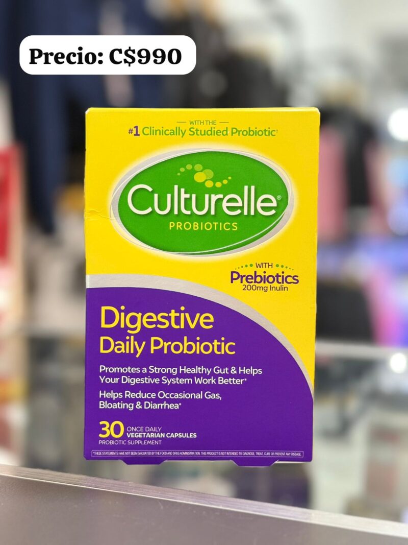 Digestivo dailys probiótico. Culturelle.