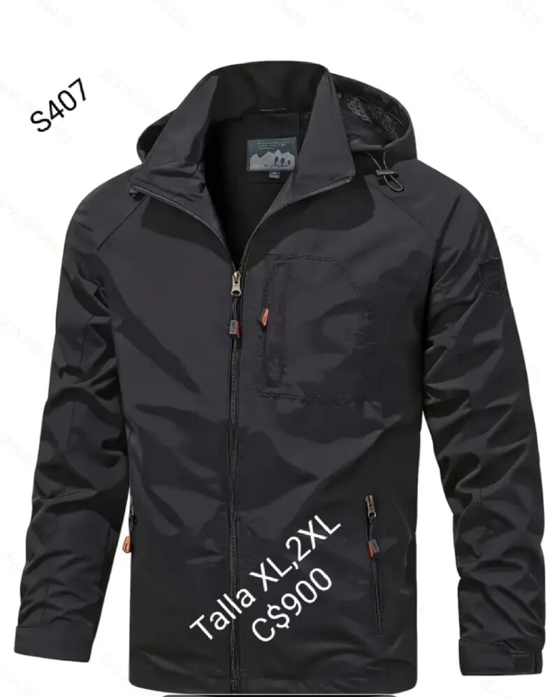 Chaqueta estilo impermeable.--S407