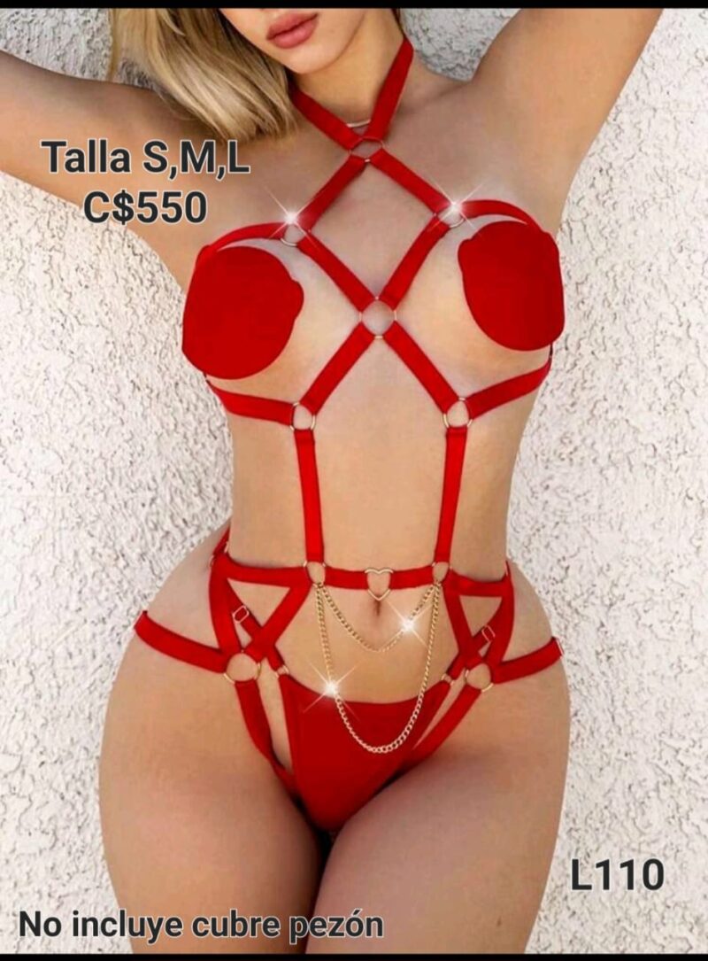 Lencería roja - L110