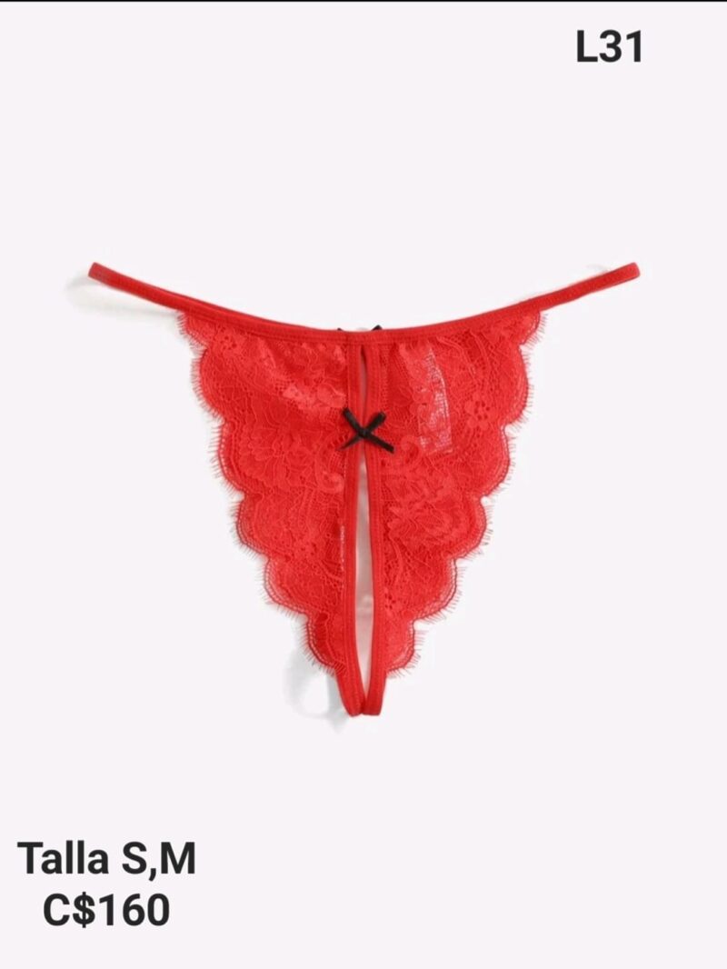 Bragas rojas - L31