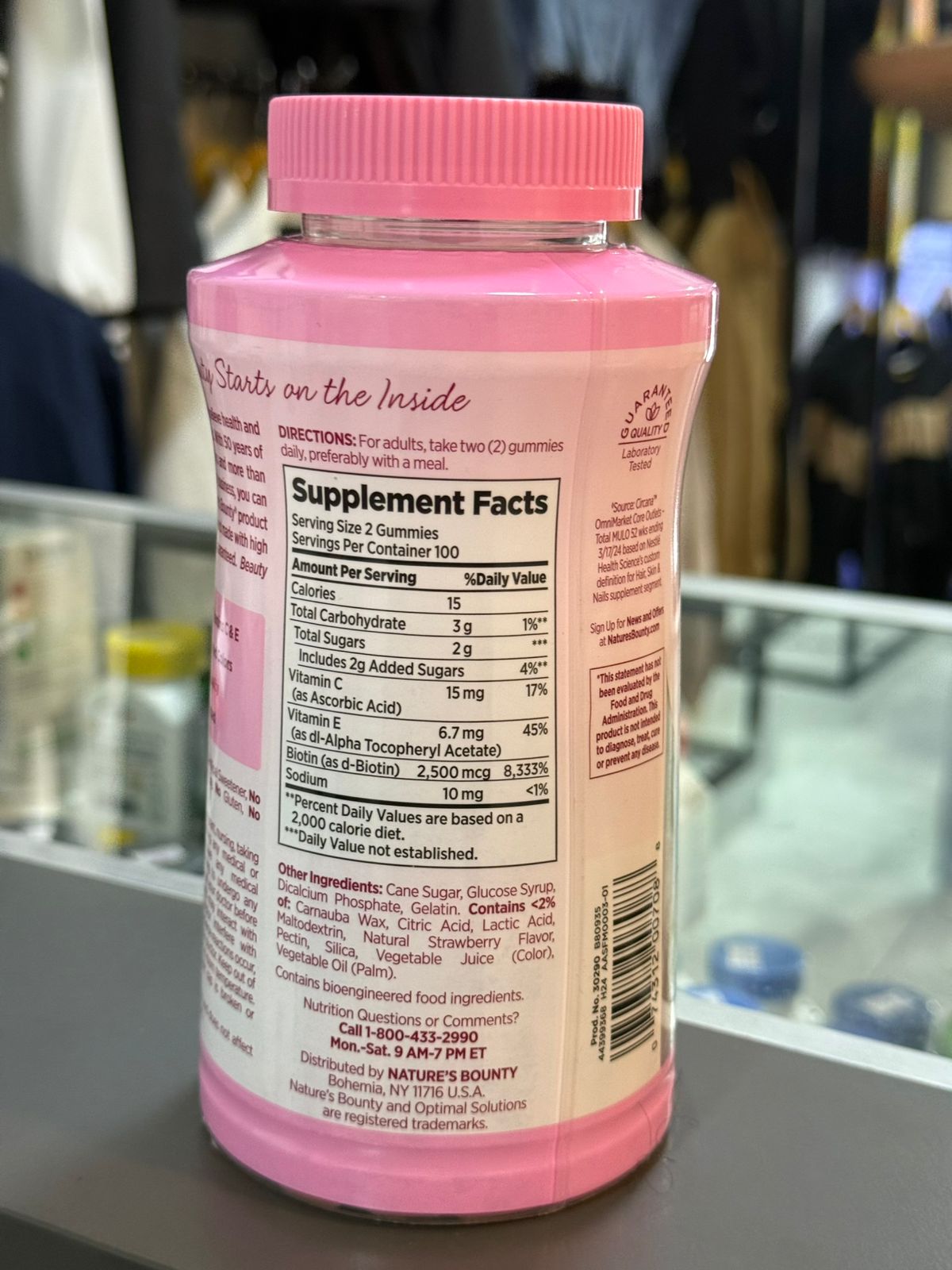 Gomitas para Uñas, piel y cabello. 200 gomitas - Imagen 2