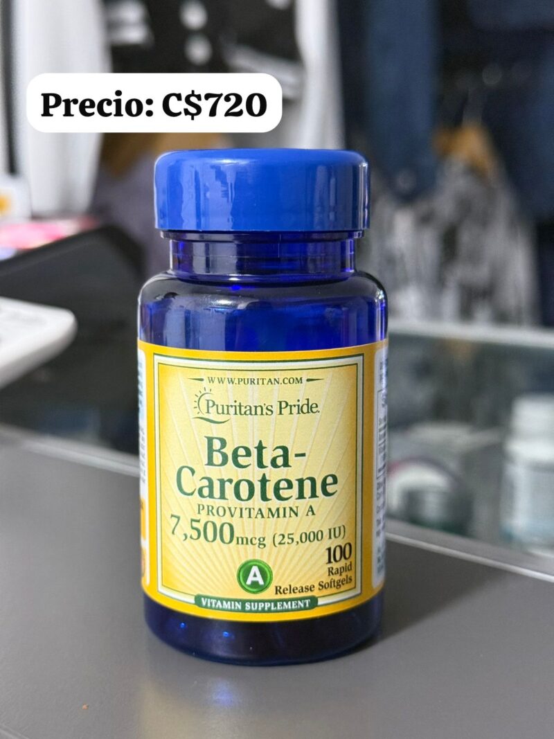 Beta carotene.
