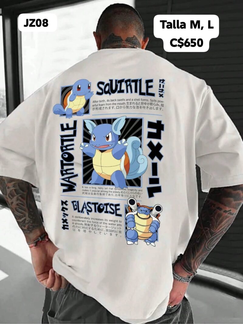 Camiseta de Squirtle - JZ08