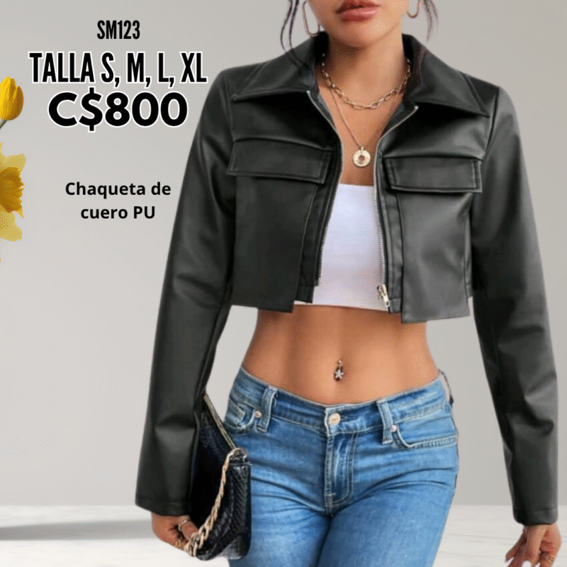 Chaqueta de cuero PU - SM123