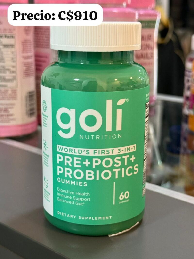 PRE + POST + PROBIOTICOS en Gomitas GOLI