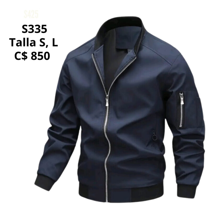 Chaqueta estilo impermeable-- S335