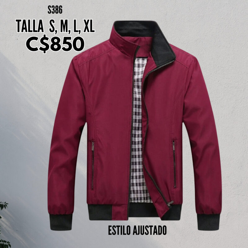 Chaqueta estilo impermeable.--S386