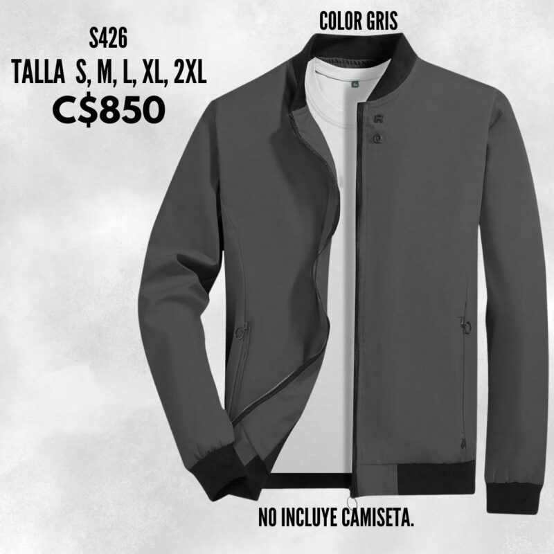 Chaqueta estilo impermeable.--S426