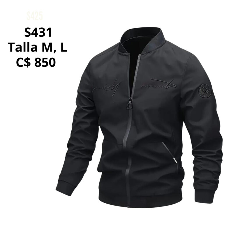 Chaqueta estilo impermeable.--S431