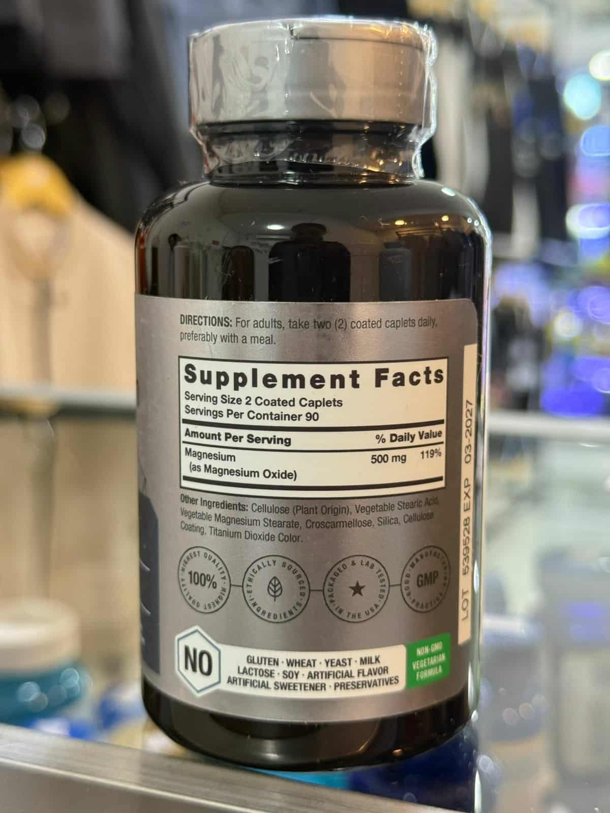 Magnesio de 500 mg Horbaach - Imagen 2