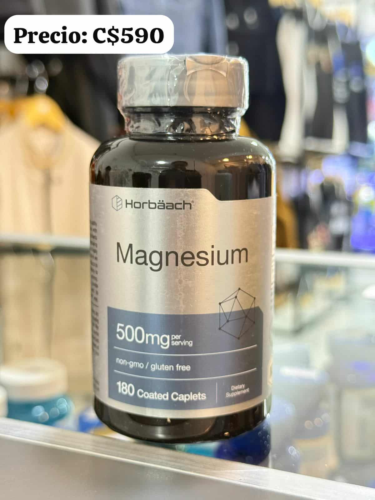 Magnesio de 500 mg Horbaach