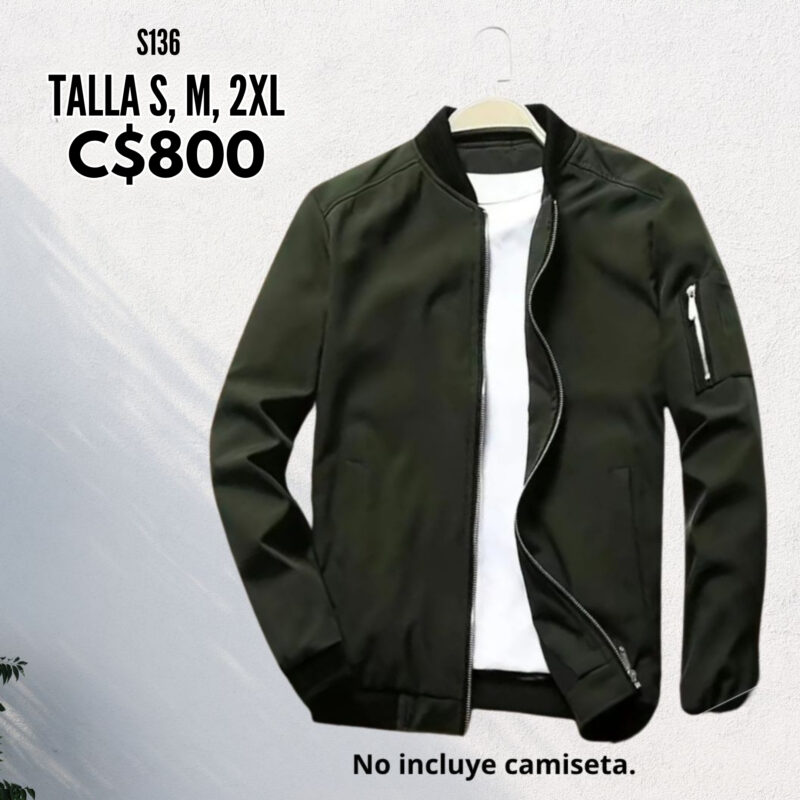 Chaqueta estilo impermeable.--S136