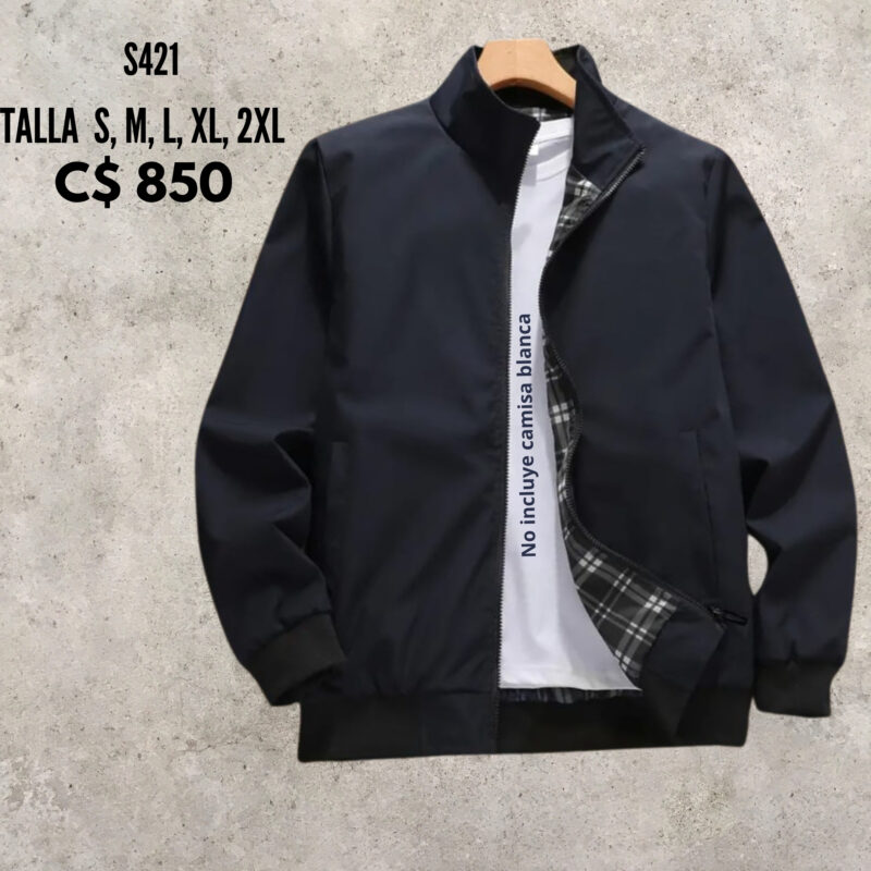 Chaqueta estilo impermeable.--S421