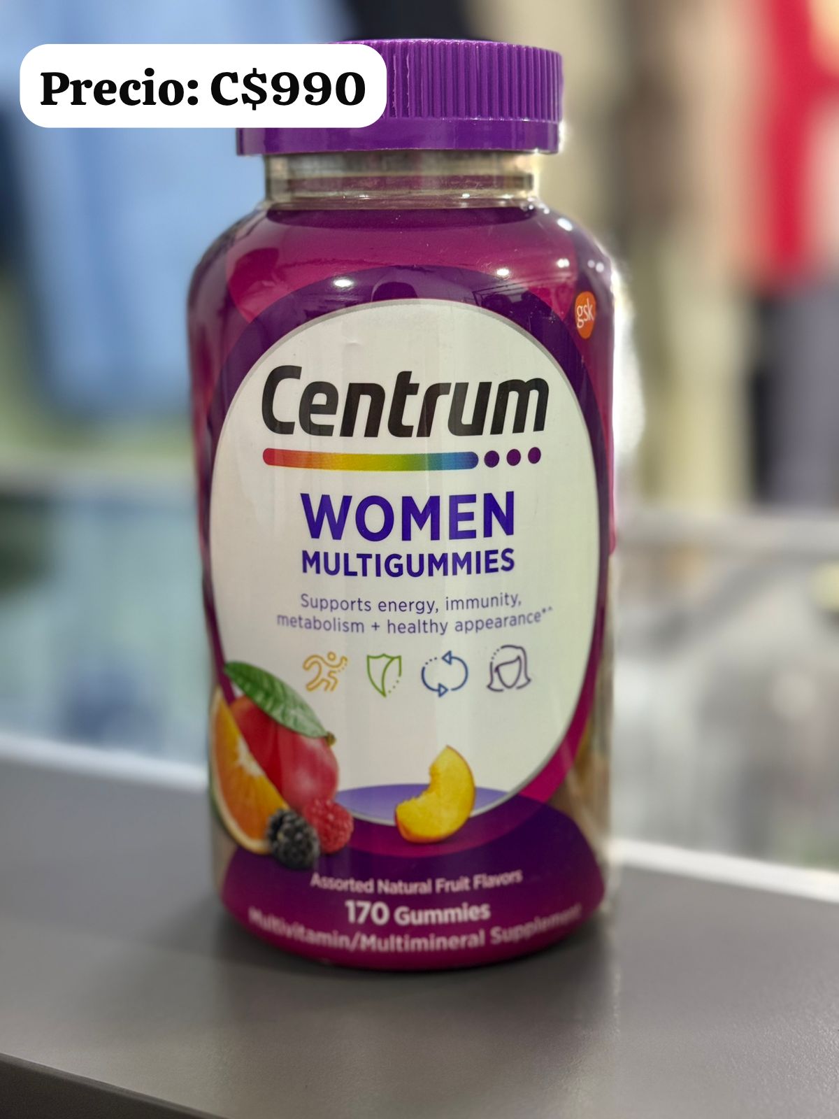 Centrum mujer 170 gomitas.