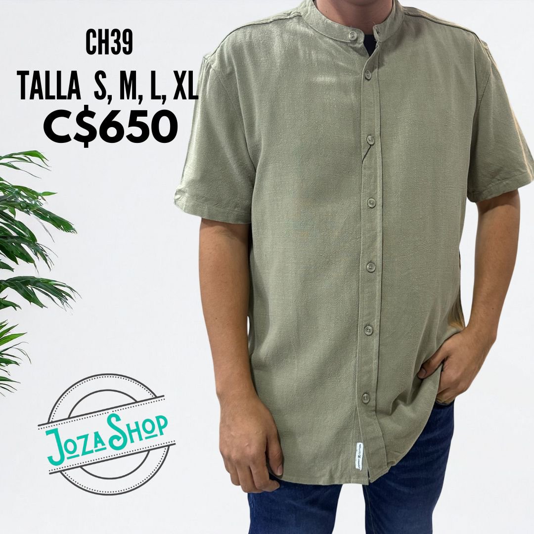 Camisa Cuello Chino- CH39
