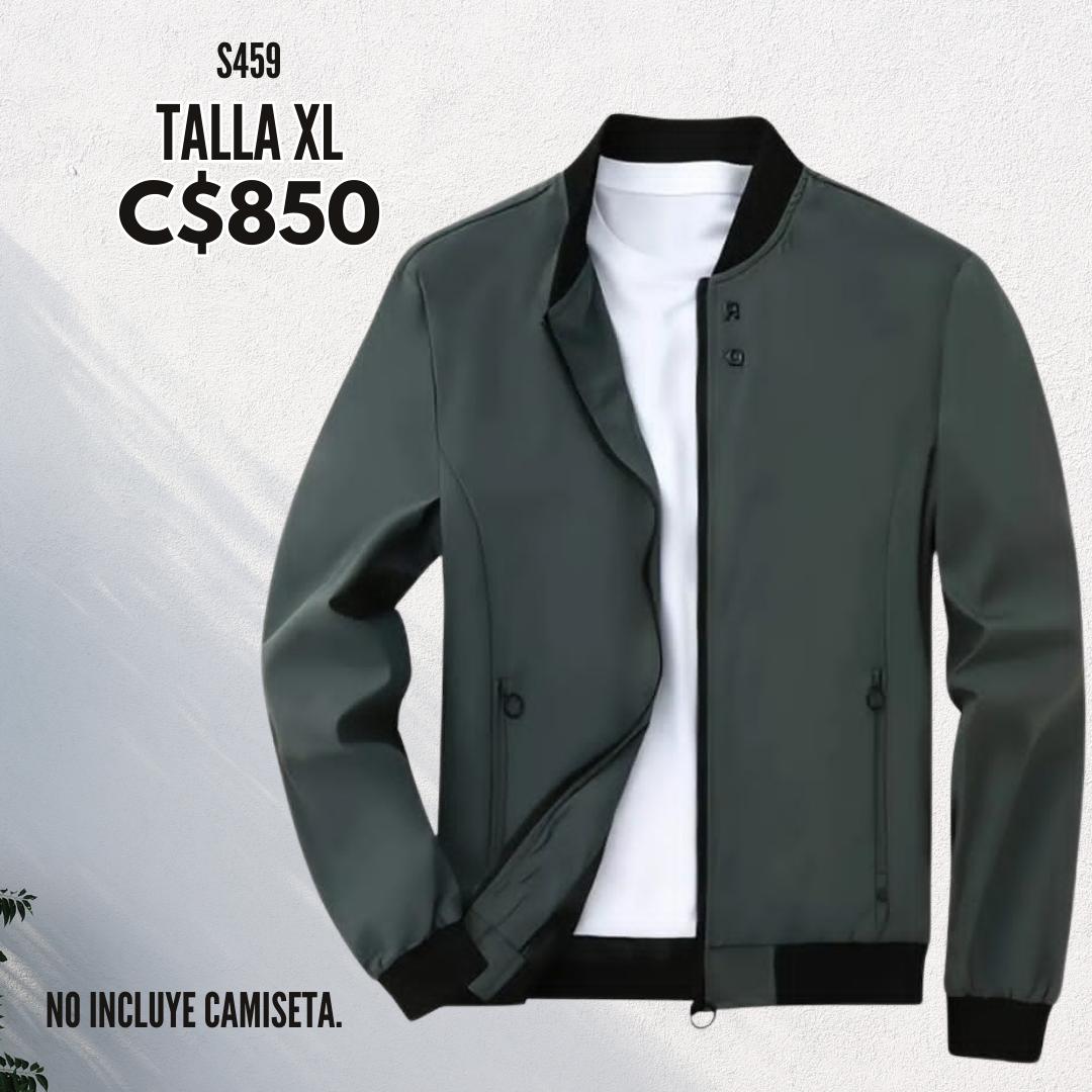 Chaqueta estilo impermeables.--S459