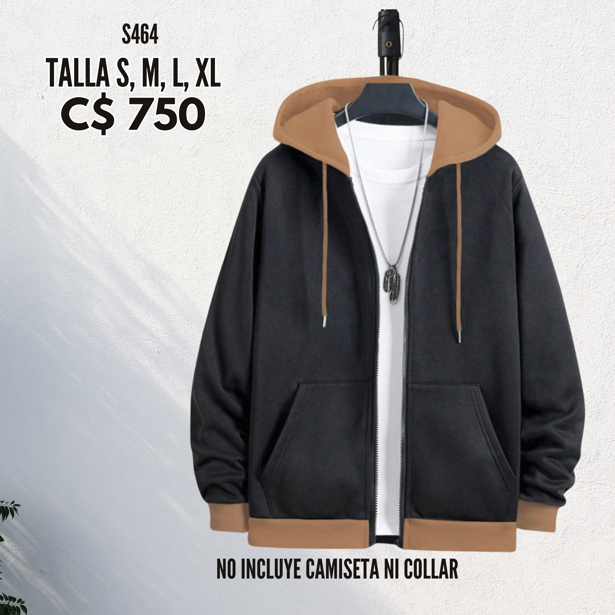 Sudadera con capucha.--S464