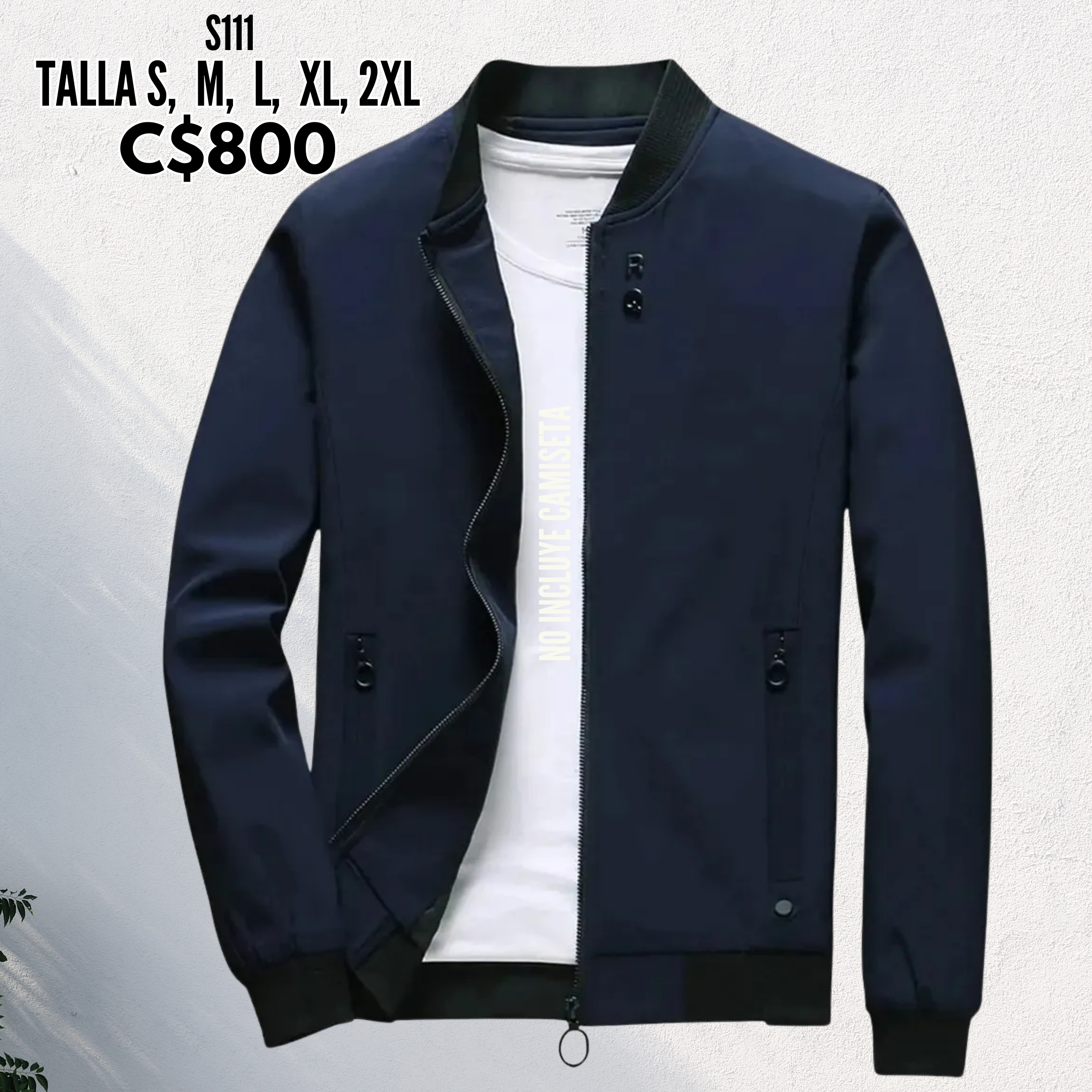 Chaqueta estilo impermeable.--S111