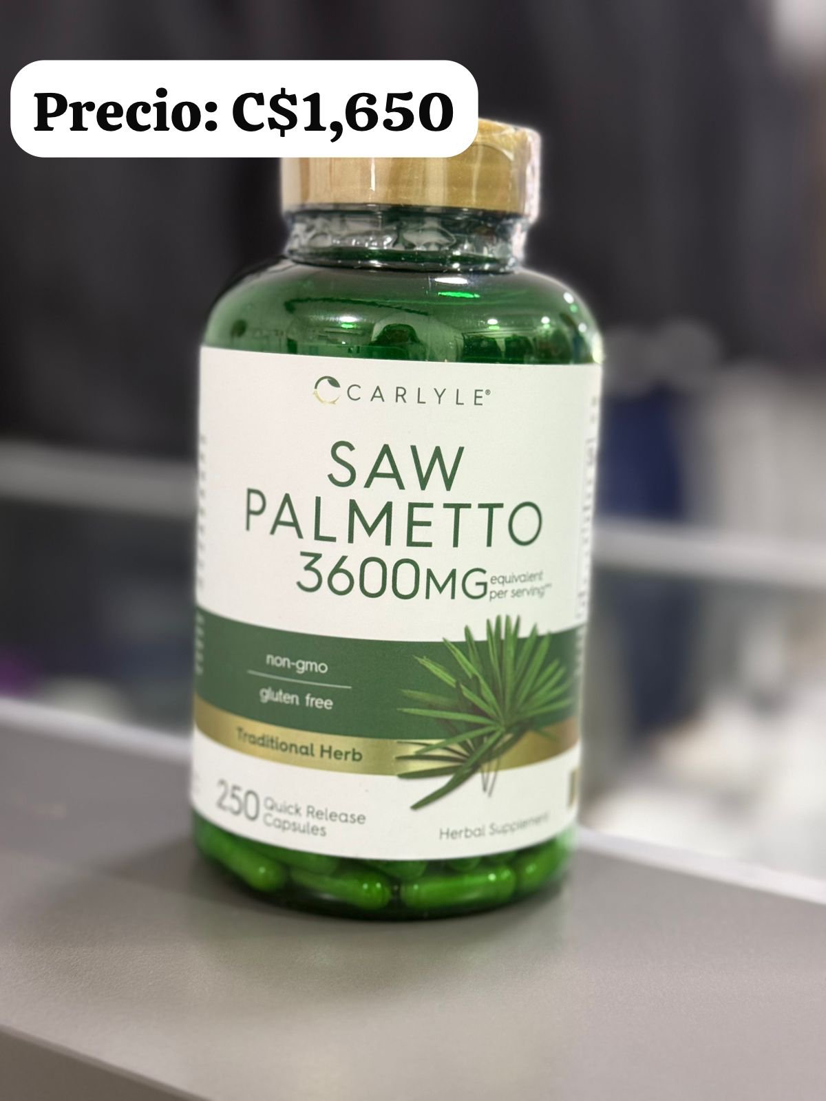 Saw Palmetto de 3600 mg