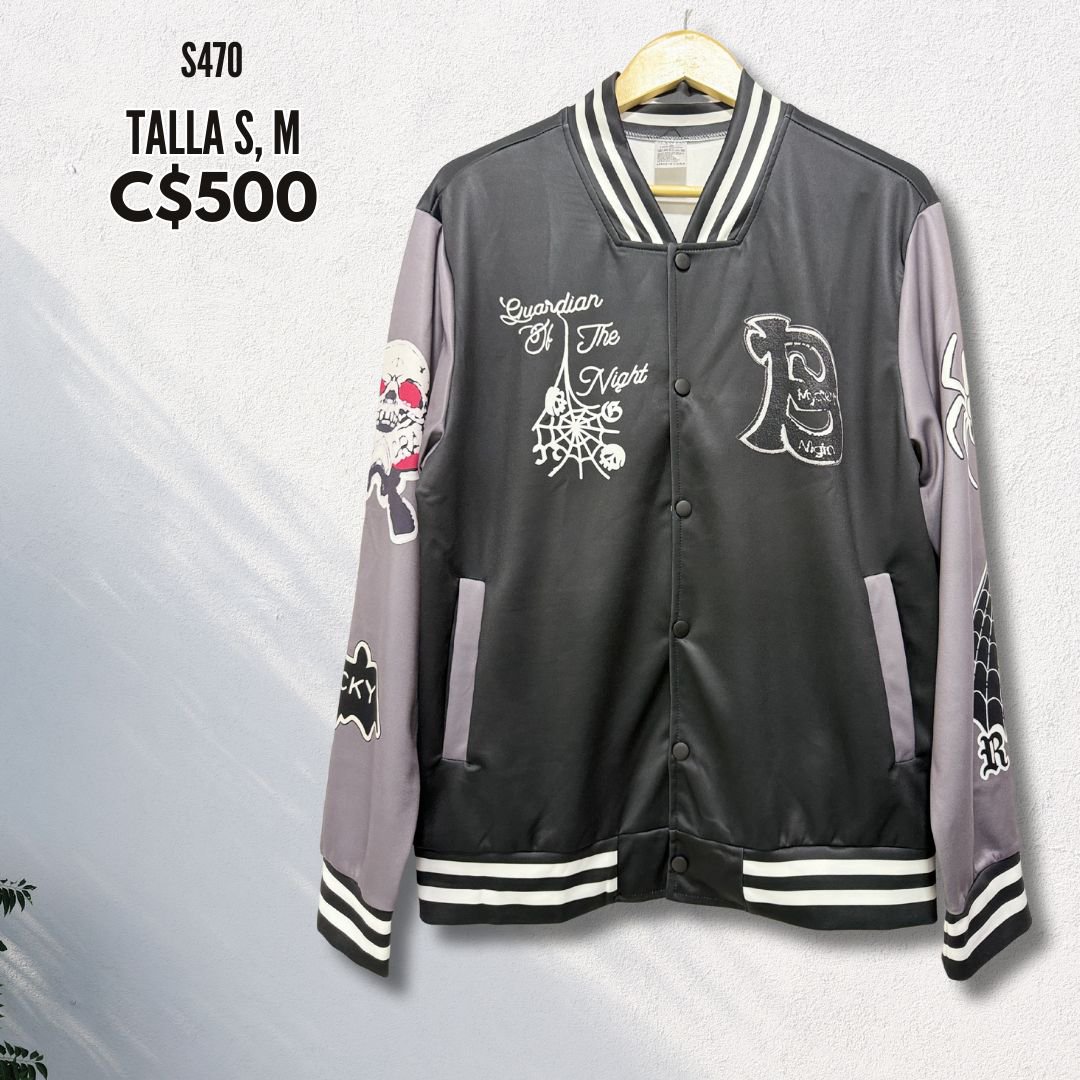 Chaqueta estilo universitaria - S470