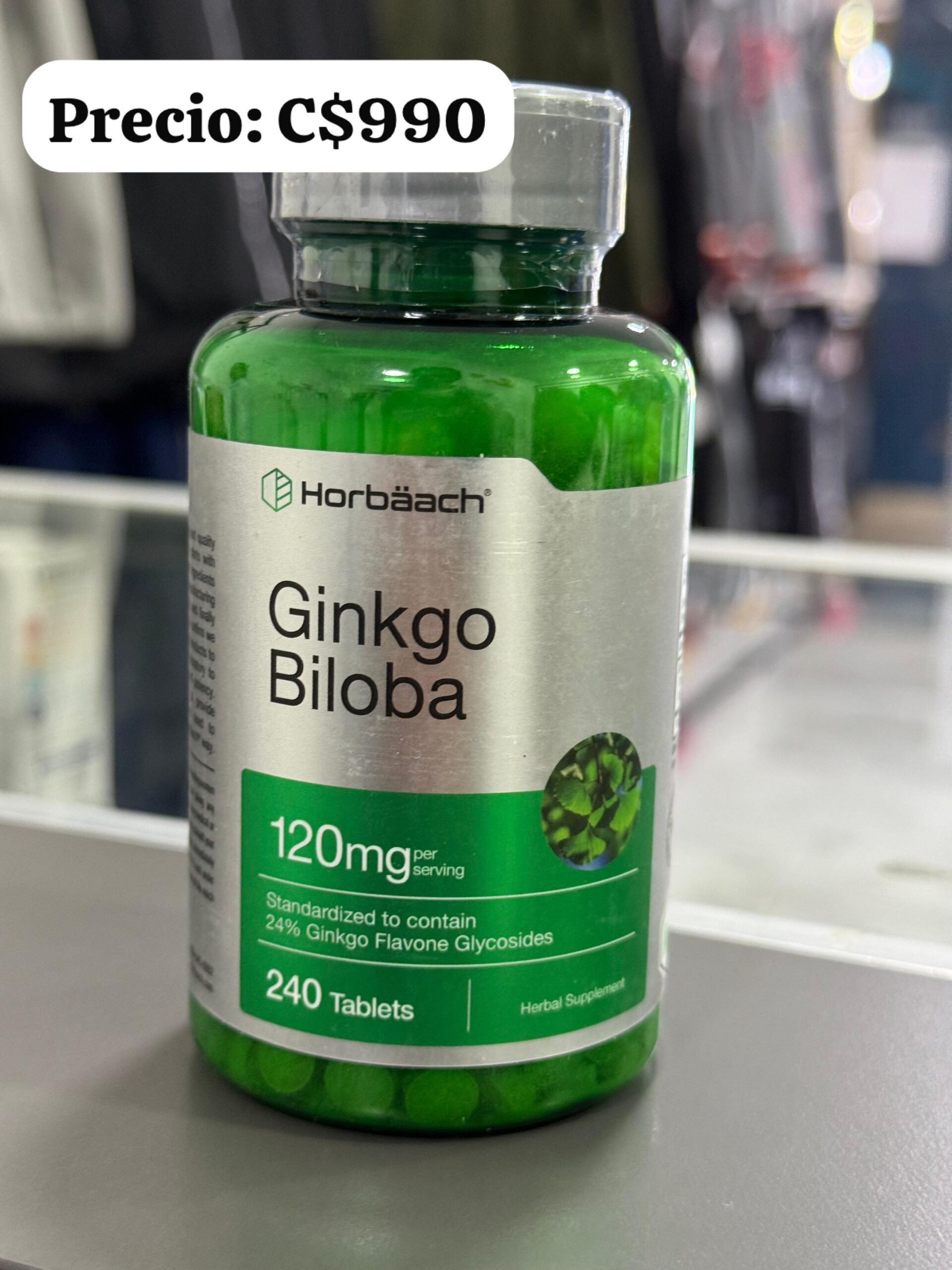 Ginkgo biloba 240 tabletas